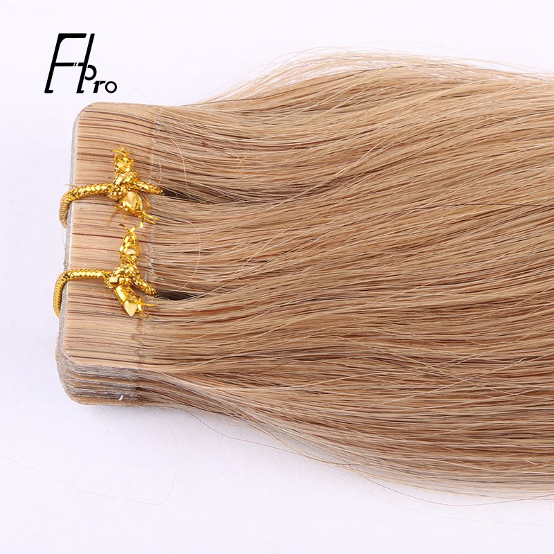 Premium Virgin Hair 27# Tape Hair Extensions Straight 18 inches